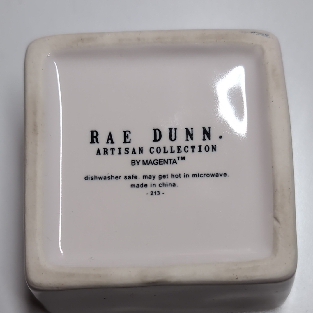 Green Ceramic Savor and Enjoy Bowls by Rae Dunn - Picture 2 of 12